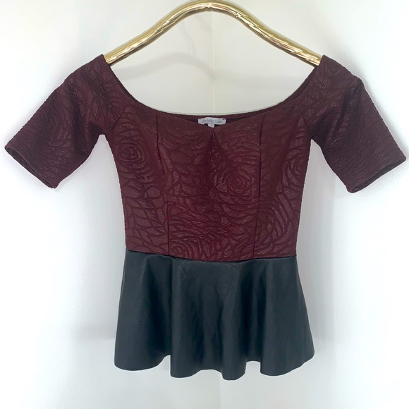 Charlotte Russe Tops - Charlotte Russe Peplum Top